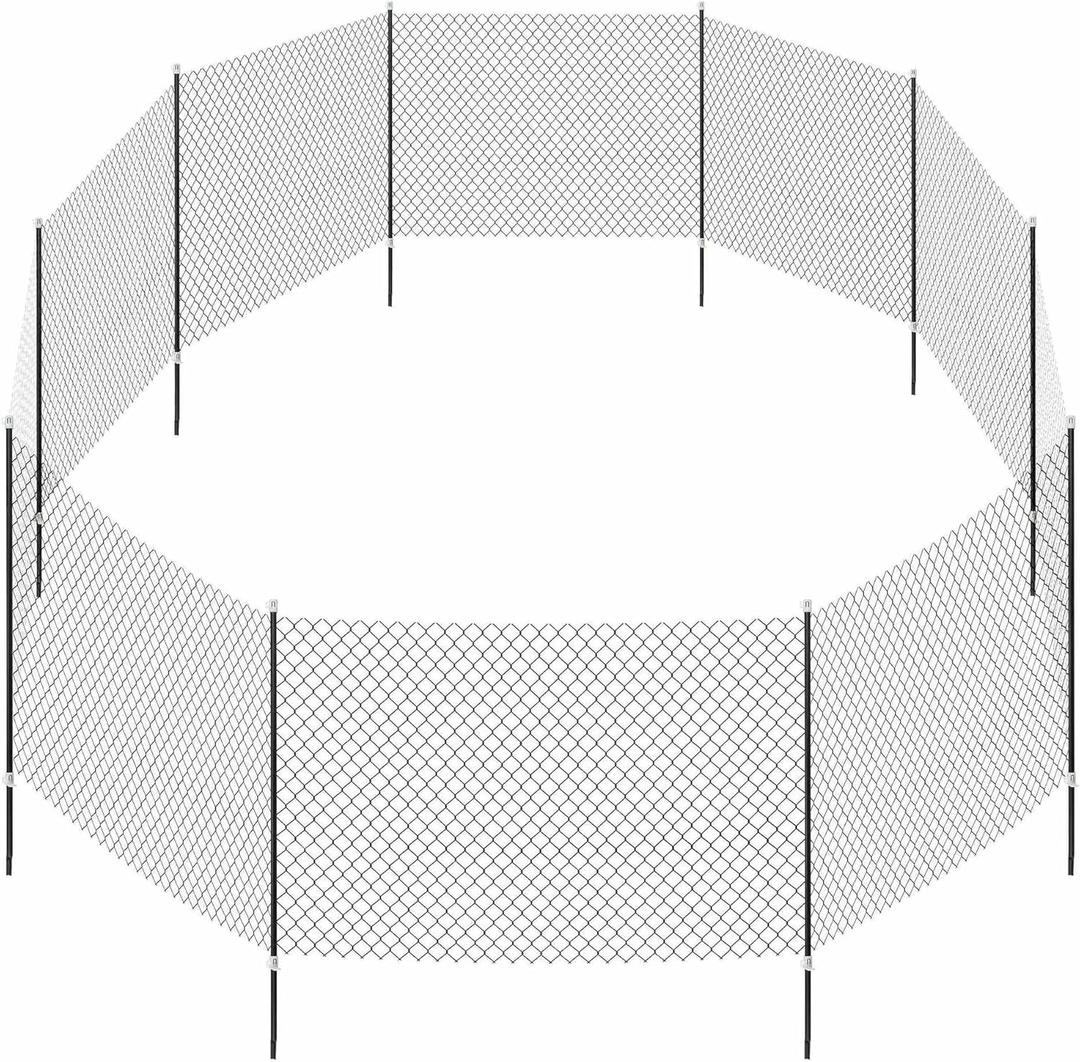 TRIXIE Portable Pet Fence, Mesh Dog Playpen, Ideal Outdoor Camping Fence, Lightweight Easy to Transport