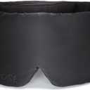 Dore & Rose Deep Sleep Mask Light Blocking, 23 Momme Mulberry Silk Eye Mask, Ultra Soft, Adjustable - Travel Sleeping Mask for Men & Women - Black (1 Count (Pack of 1))