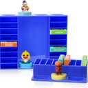 Acrylic Display Shelf Compatible with Little Tikes Story Dream Machine Books, Desktop Shelves for Dream Machine Books, Audio Games, Cartoon Characters (Shelf Only)