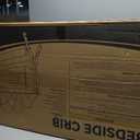 BCOL Baby Bassinet, Bedside Bassinet for Baby, 3 in 1 Bassinet Bedside Sleeper with Wheels, Mosquito Net, Adjustable Easy Folding Portable Bed for Infant Newborn (Dark Grey)