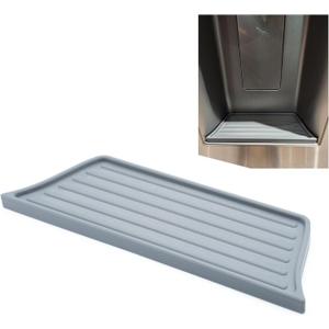 Magnetic Refrigerator Drip Catcher Tray for LG Fridge Water Dispenser - Fits Ice Maker and Water Dispenser (light gray)