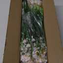 8 Bundles Artificial Daisy Flowers for Outdoors Summer Decor, UV Resistant Faux Cemetery Flowers Plastic Greenery Shrub Fake Artificial Plants Outside Home Gardens Porch Planter Indoor Yards(White)