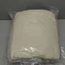 Bonlino Queen Comforter Set - Ruched Comforter Queen Size Bed Set Boho Shabby Chic Bedding for Bedroom Comforter Fluffy 3 Piece Ruffle Comforter Set with Pillow White Bedding Soft (Wheat)