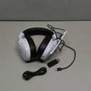 2.4GHz Wireless Gaming Headsets for PS5, PS4, PC, Switch - Bluetooth 5.3 Gaming Headphones with Noise Canceling Mic, 7.1 Surround Sound, 70H Battery, Blue Lighting - White