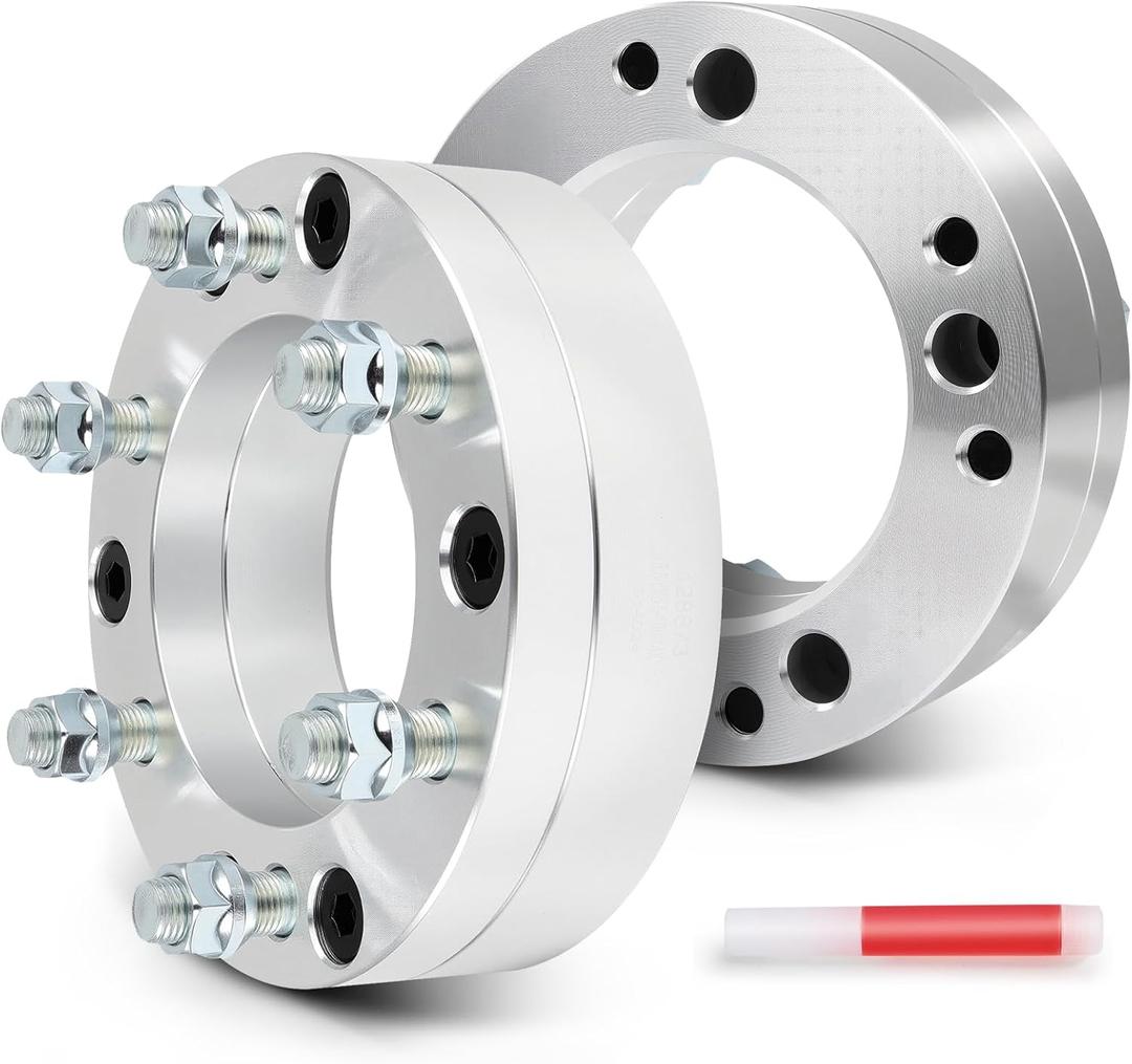 SCITOO 2Pcs Wheel Adapters 2" 5x5.5 to 6x5.5 Bore 108mm Studs 14x1.5 5 Lug Wheel Adapters Spacers Fit for Ram 1500 for Ram 1500 Classic
