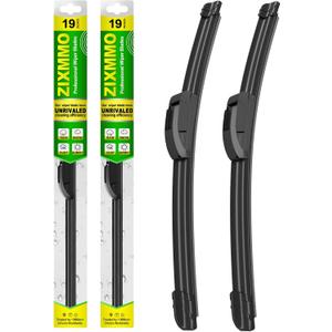 QUALITY 19in + 19in Premium All-Season Windshield Wiper Blades for Original Equipment Replacement(Set of 2)