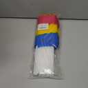 20 Pack Pansexual Pride Handheld Stick Flags for LGBTQ Parades Event, 12 Inches