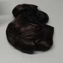 KooKaStyle Clip in Synthetic Hair Extensions Long Wavy 4PCS Thick Hairpieces Dark Brown 6# Fiber Double Weft Natural Hair Extensions 16 Inch for Women (Rich Dark Brown Silky Shine)