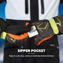 Ski Gloves for Men Women Kids - Waterproof Thermal Winter Snow Gloves, Touchscreen Compatible for Skiing, Snowboarding, Cold Weather, Parent-Child Outdoor Activities (XL(Fits Mens L and XL), Black Orange)