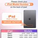 for iPad 9th/8th/7th Generation Case 10.2 Inch Girls Cute Kids Women Folio Smart Cover Pencil Holder Mushroom Aesthetic Design Girly Kawaii Teens Cases for iPad 7/8/9 Gen A2602 A2270 A2197