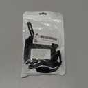 42 Pcs Silicone Cable Ties Reusable Cord Organizer Adjustable Data Cable Wraps for Earphone Phone Charger Computer Cord Management Straps Travel Essentials(Black,3.15 Inch)