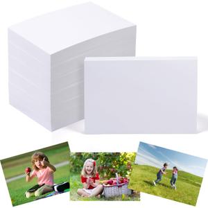 Fuutreo 200 Sheets Photo Paper Glossy 4 x 6 Inch 200gsm for Printer Picture White Photographic Photo Paper for Picture Printer Inkjet