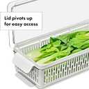 OXO Good Grips Produce Saver Medium Bin, 13.8 x 7.4 x 4.7 in, White