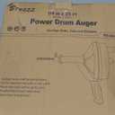 Drain Auger 25Ft, Plumbing Snake with Drill Attachment, Plumbers Snake Drain Clog Remover compatible with Kitchen Bathroom Shower Sink with Protective Hose and Gloves