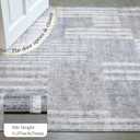 Washable Rugs 8x10 Area Rugs for Living Room,Ultra Soft Faux Wool Retro Rugs for Bedroom,Dining Room,Non Slip&Non-Shedding Low Pile Vintage Print Rug Indoor Large Carpets for Home Office Decor