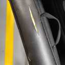 Medline Durable Folding Steel Transport Wheelchair with Swing-Away Footrests, 19-Inch Seat Width, Black Frame, Black Upholstery