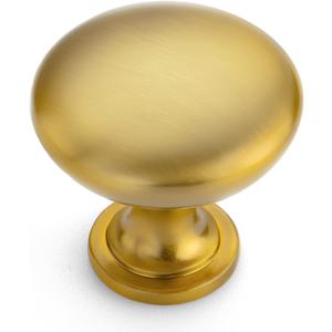 Ravinte 20 Pack Kitchen Cabinet Knobs Dresser Knobs Drawer Knobs Brused Brass Zinc Knobs Brass Drawer Pulls Door Knobs Dresser Drawer Handles Knobs for Dresser Drawers