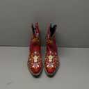 Cowboy Boots for Women, Cowgirl Boots with Sparkly Embroidered Rhinestones, Short Western Ankle Boots for Women with Side Zipper Pull On (6)