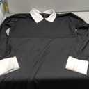 Girls Dresses Pan Collar Black Dress Costume Girls Dress for Stage Performance Fashion Clothes (7-8 Years)