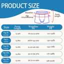 3 Pack Urine Bag Shorts for Men, Ostomy Drainage Bag Underwear, Incontinence Care Trousers, Catheter Bag Shorts, XL