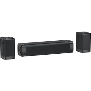 Center Channel Speakers Sound Bar, Dolby Digital Plus, 110W Sound Bar for Smart TV, Bluetooth/ARC/Opt/AUX, Home Theater Surround Sound System
