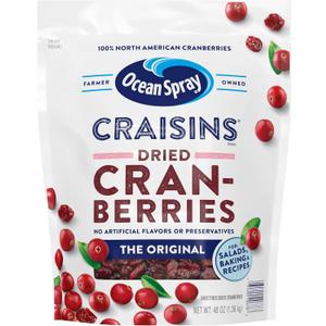 Ocean Spray Craisins Original Dried Cranberries, 48 oz Bag