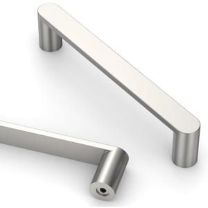 Asidrama 10 Pack 5 Inch(128mm) Brushed Satin Nickel Kitchen Cabinet Handles, Cabinet Pulls Kitchen Cabinet Hardware for Cupboard Drawer Pulls