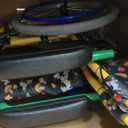 Pediatric Wheelchair for Kids & Children - Lightweight, Manual Folding 14" Wheelchair w/Safety Belt, Swing-Back Armrests, Swing-Away Footrests, 250 lb. Weight Capacity, for Travel or Transit