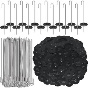 Solar Panel Guard Clips Animal Guard Fastener Animal Roll Kit Stainless Steel Fastener Clips for Solar Panel Bird Wire Pigeon Fence(100 Packs,38 mm)