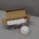 AOZITA 10 WIDE Mouth & 10 REGULAR Mouth Mason Jar Lids - 20 Pack Food Grade Plastic Mason Jar Caps for Ball, Kerr and More Canning Jars - Leakproof & Dishwasher Safe - White