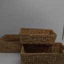 Honey-Can-Do Natural Wicker Storage Baskets, Perfect For Organizing, Storage, and Gifts, Multi-size Nesting Baskets for Home Organization and Décor, Small (Pack of 3)