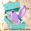 Magnetic 2-in-1 Rechargeable Hand Warmers, Up to 20H Heating, Egg-Shaped Pocket Hand Warmers with AI Chip, 1s Fast Heating, LED Temperature & Battery Display, Elegant Box
