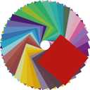 Origami Paper Double Sided Color - 200 Sheets - 20 Colors - 6 Inch Square Easy Fold Paper for Beginner
