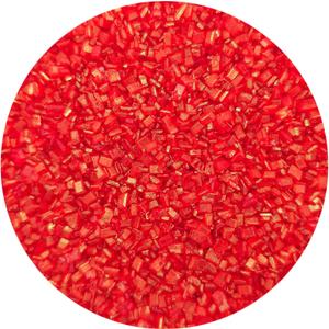 NCS Red Sugar Crystals, Decorative Sugar Sprinkles for Baking, Cookies, Cupcakes, Cakes & Cake Pops, 7 oz (EXP 12/01/27)