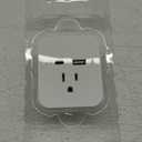 Travel Plug Adapter - SCOOFEX Foldable Power Plug with 3 USB (1 USB C Port) and 1 AC Outlets Charger for US to Most of Europe - EU France Germany Spain Italy（Type C/L Helix