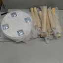 Wenqik 4 Wooden Step Stool for Kids 10.3 Inch 4 Legged Small Wooden Step Stool Solid Hard Sturdy Chair for Bedroom Furniture