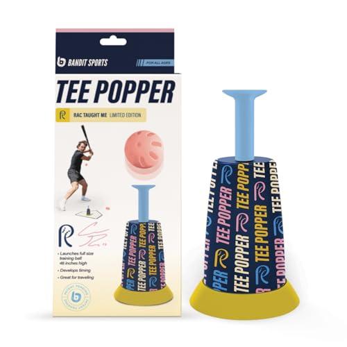 Bandit Sports Coach RAC Tee Popper, Durable Nylon Strength for Long-Lasting Hitting, Batting Tee, Baseball Training for Practicing Hitting Without a Pitcher (Ball not Included)