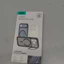 ESR for iPhone 17 Case with Stash Stand, Camera Control Cover Compatible with MagSafe, Military-Grade Drop Protection Magnetic Phone Case, Scratch-Resistant Back Cover,Clear Black