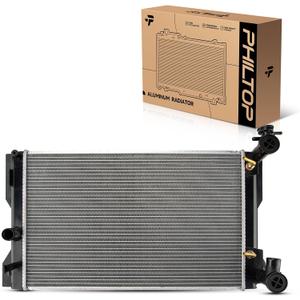 PHILTOP Radiator Compatible with09-19 Corolla 09-10 Vibe 1.8L(USA or Canada Built) 2009-2013 Matrix 1.8L(USA or Canada Built) (27 3/4 inch Between Top Mounting Holes) CU13106