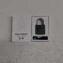 eLinkSmart Fingerprint Gym Locker Lock, Keyless Biometric Padlock, Weatherproof Electronic Digital Bluetooth App Smart Combo Pad Lock for Outdoor Fence Gate School Locker Storage Pool Shed - Black