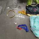 Princess Dress Up Clothes for Little Girl Role Play Costume Gift Set Princess Dress Up Toys for Toddler Girls (Purple)