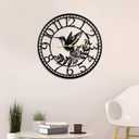 Big Wall Clock - Wall Clocks for Living Room Decor, Quiet and No Ticking Suitable for Wall Decor, Living Room Decoration, Kitchen Decoration, 24in