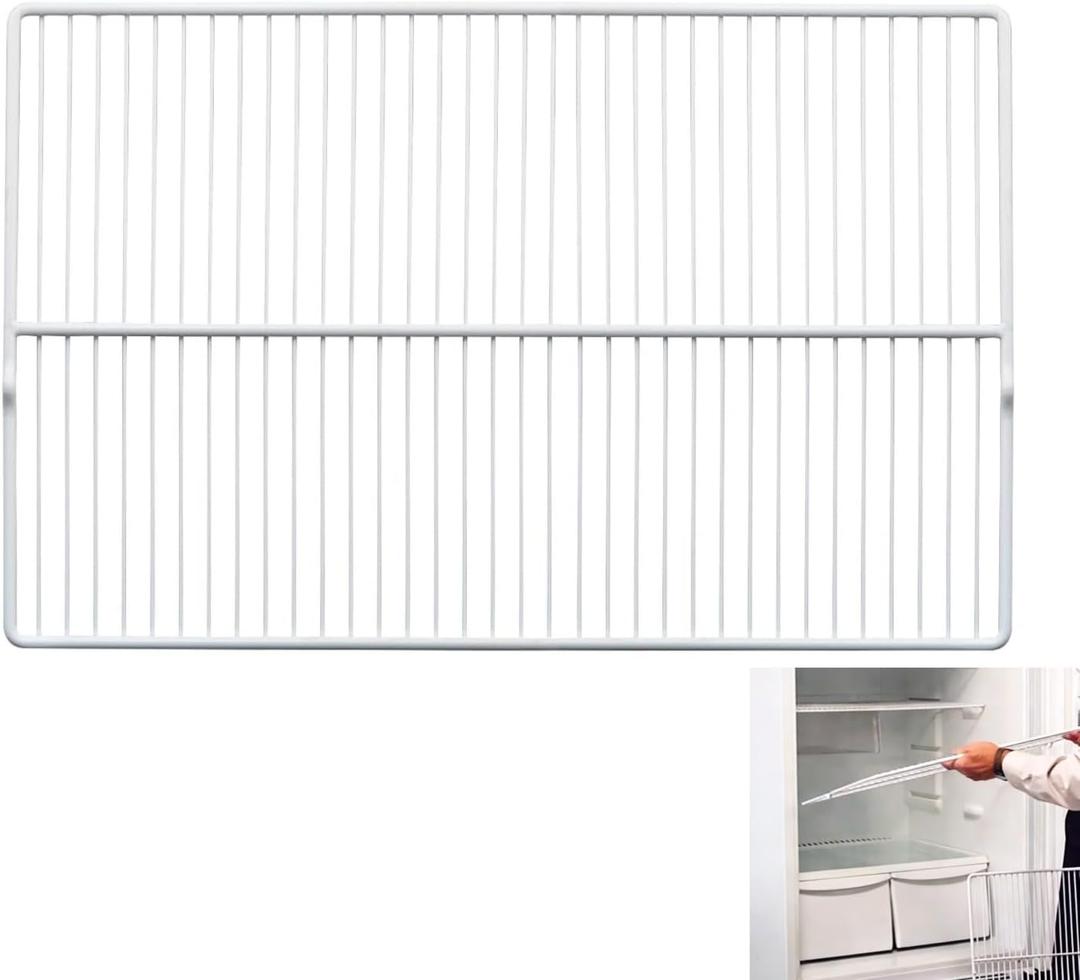 240360908 Refrigerator Wire Shelf 25 3/7 X 16 1/2 Inch Compatible with Frigidaire, Kenmore, Foreverpro 240360901, 240360905, 3189137, AP5805565, EAP9492365 (1 Pack)