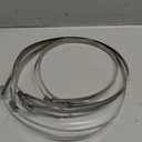 6PCS 304 Stainless Steel Hose Clamp,4PCS 10 Inch and 2PCS 8 Inch Duct Clamp,Adjustable 7.64"-8.5"/194-216mm and 9.5"-10.5"/251-273mm Heavy Duty Worm Gear Hose Clamps