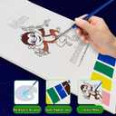 Rock Painting Kit for Kids Ages 612  Glow in The Dark Arts & Crafts Set with Stencils, Water Coloring Book, Craft Paint Supplies & DIY Toy for Boys and Girls Birthday Gift