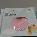 Soft and Breathable Baby Pillow with Memory Foam and Bear Design (Pink)