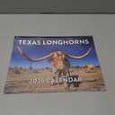 Texas Longhorn Calendar 2026 Cattle Monthly Wall Calender 12 Month | American Made In The USA