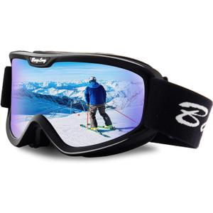 BangLong Ski Goggles, Snowboard/Snow Goggles Anti Fog UV Protection Design for Men Women Skiing, Skating,Snowmobilet,Youth