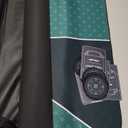 Newverest Poker Table Top 70" x 35", Texas Hold'em Poker Mat for Home Game Nights Up to 10 Players, Blackjack, Casino | Poker Topper for Tables in Zipper Storage Bag with 8 Coasters in Gift-Ready Box (Green With Black Edges)