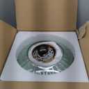 Mint Green Close to Ceiling Light Fixtures, Vintage Small Ceiling Light 11.02" Thickened Glass Hallway Lighting, Mid Century Modern Gold Chandelier Kitchen Ceiling Mount Lighting for Corridor